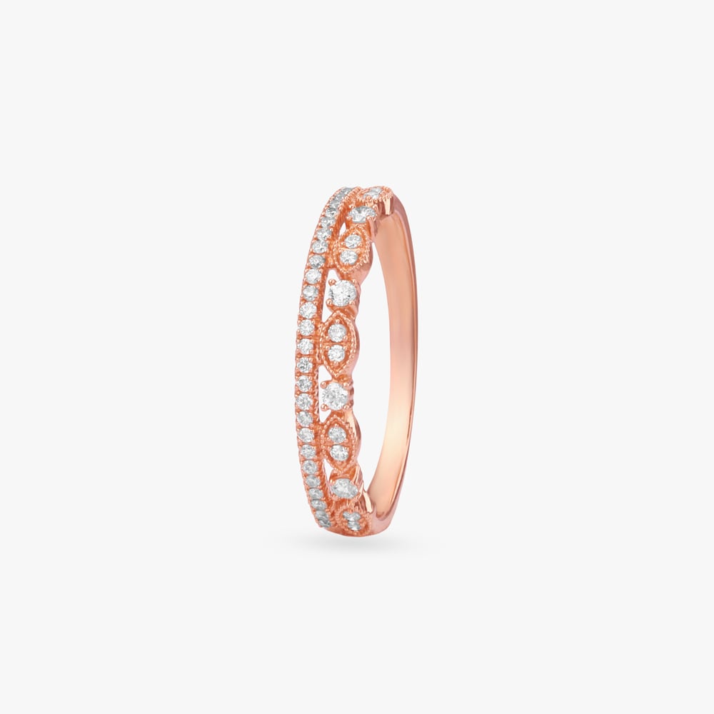 Sleek And Glamorous Diamond Finger Ring,,hi-res image number null