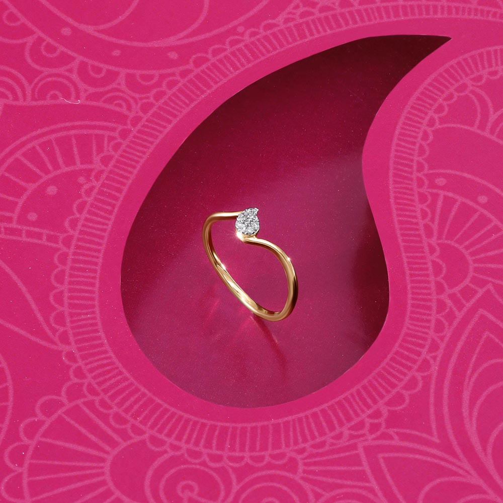 Paisley Spark Diamond Ring,,hi-res image number null