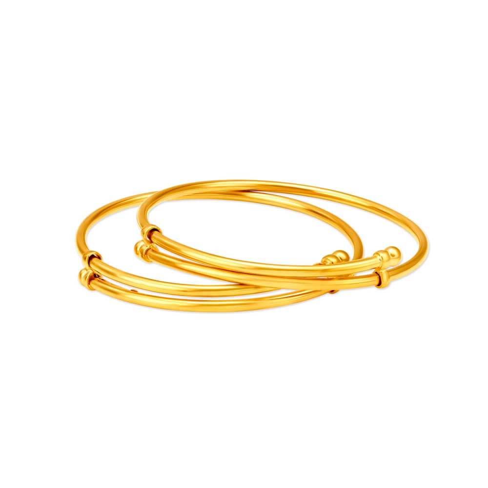 

Timeless Gold Bangles For Kids