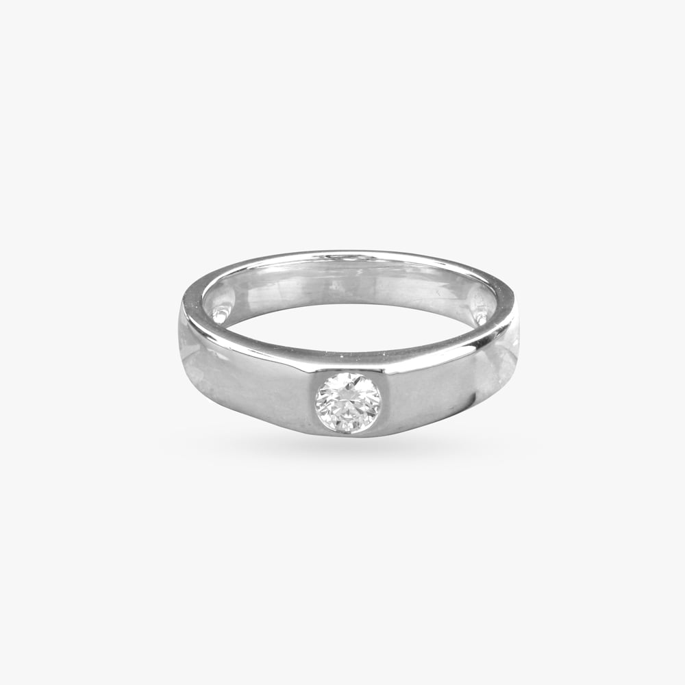 Timeless Bond Diamond Finger Ring For Men,,hi-res image number null