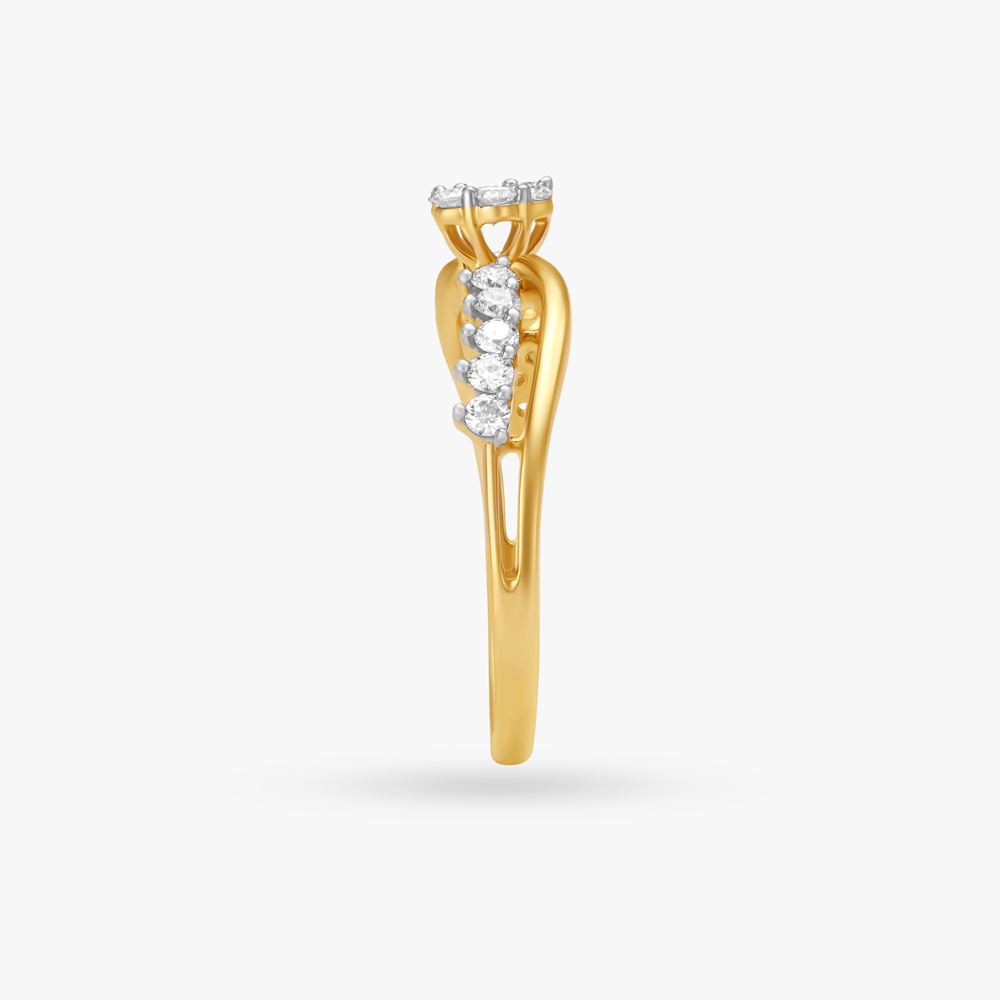 Versatile Floral Diamond Ring,,hi-res image number null