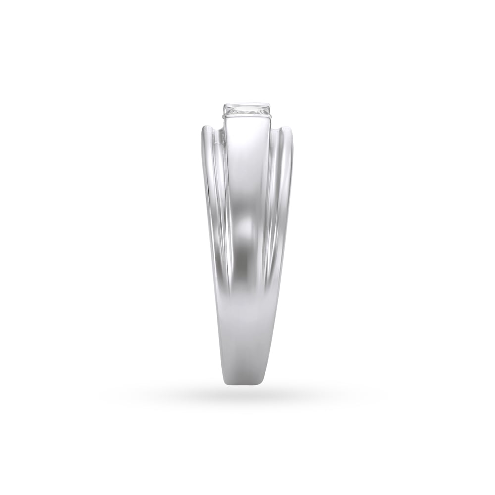 Mount Diamond Platinum Finger Ring For Men,,hi-res image number null