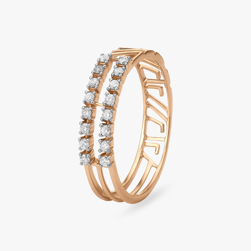 Twin Radiance Diamond Finger Ring