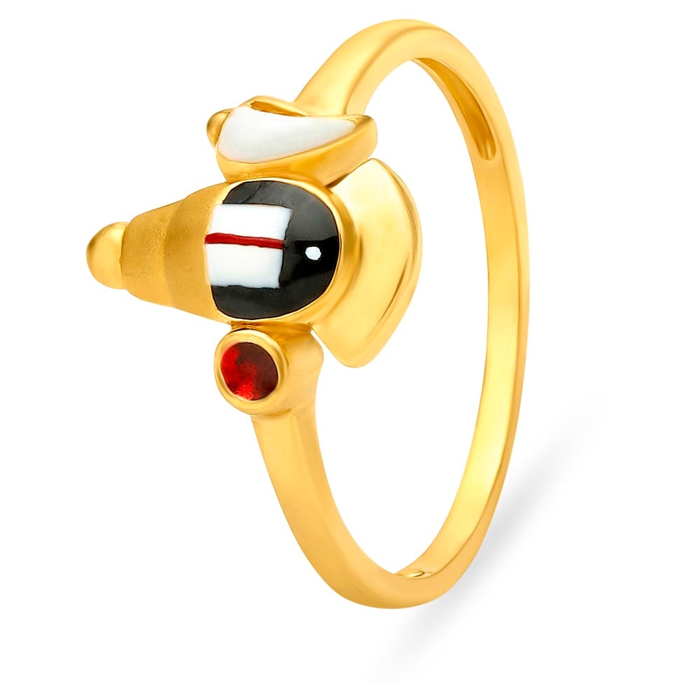 

Divine 22 Karat Yellow Gold Deity Ring