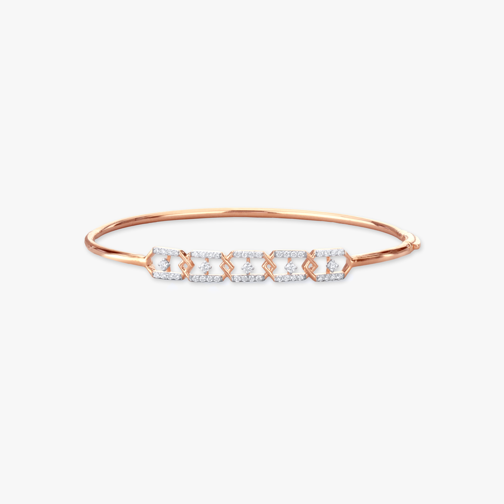 Interlocked Glamour Diamond Bangle,,hi-res image number null
