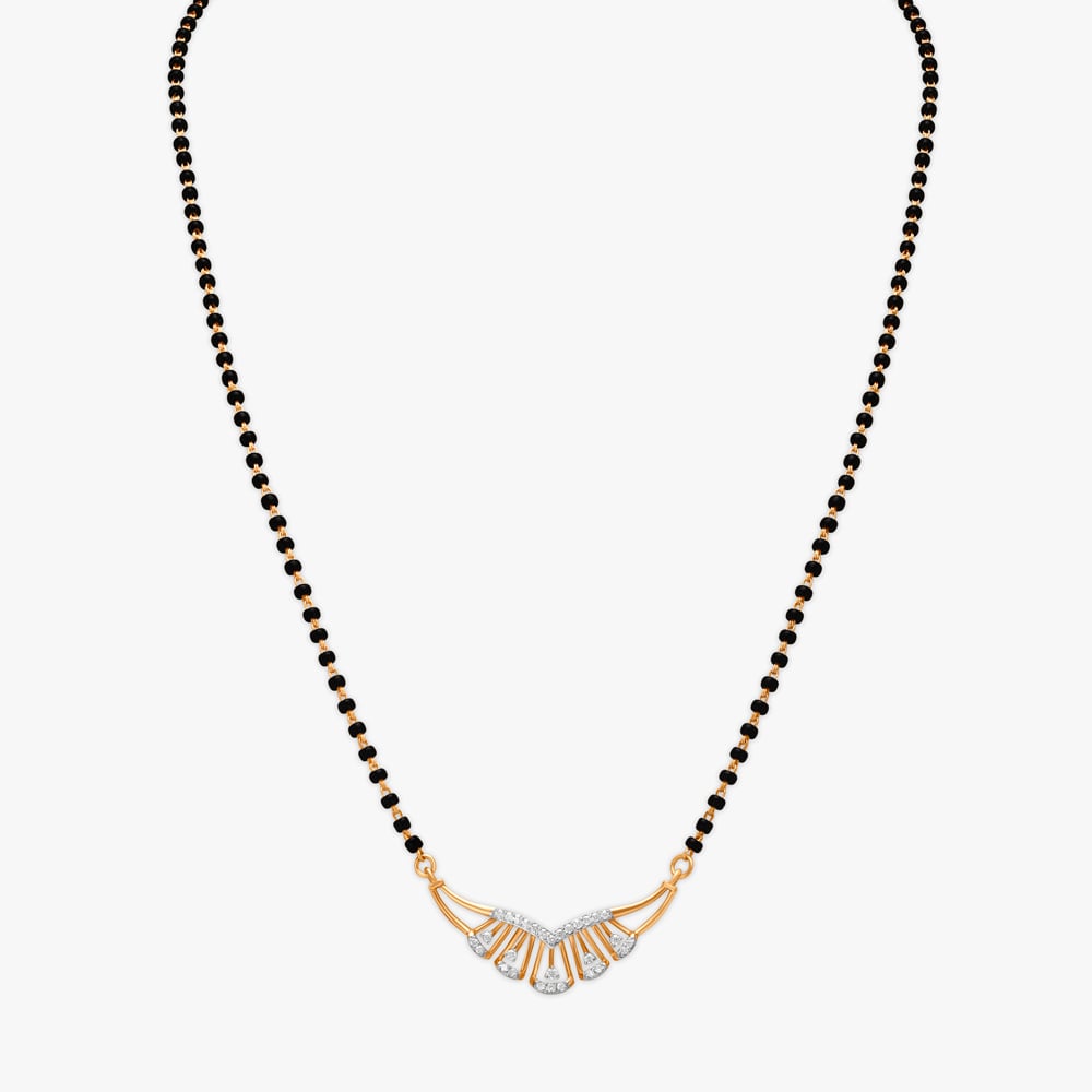 Divine Dazzle Diamond Mangalsutra,,hi-res image number null