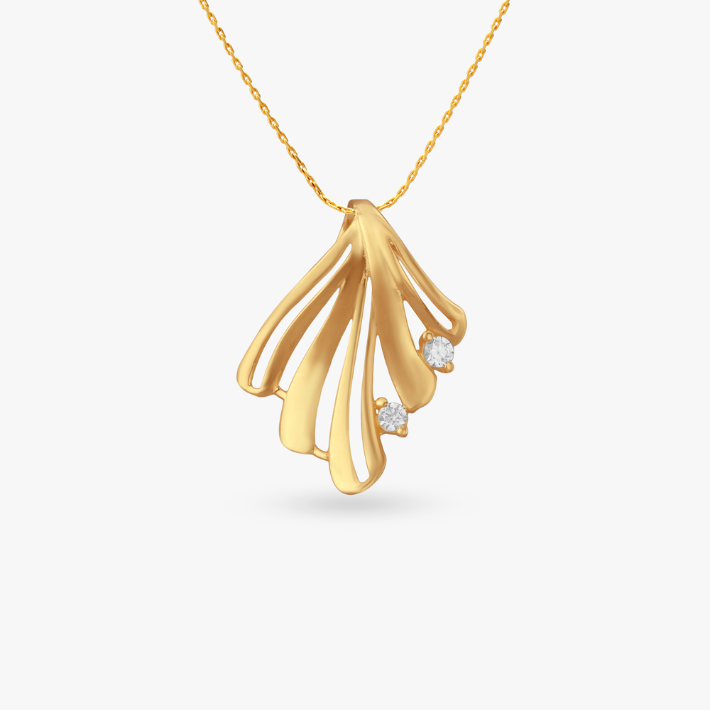 

Gleam Trail Gold Pendant