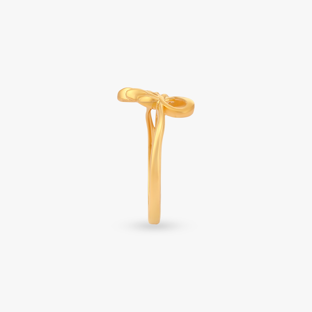 Flourishing Leaf Gold Ring,,hi-res image number null