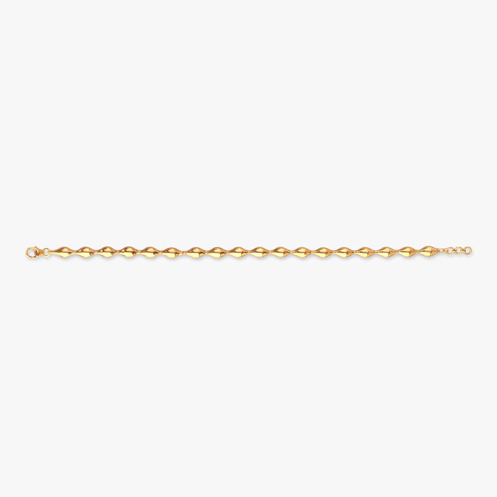 

Molten Wave Gold Bracelet
