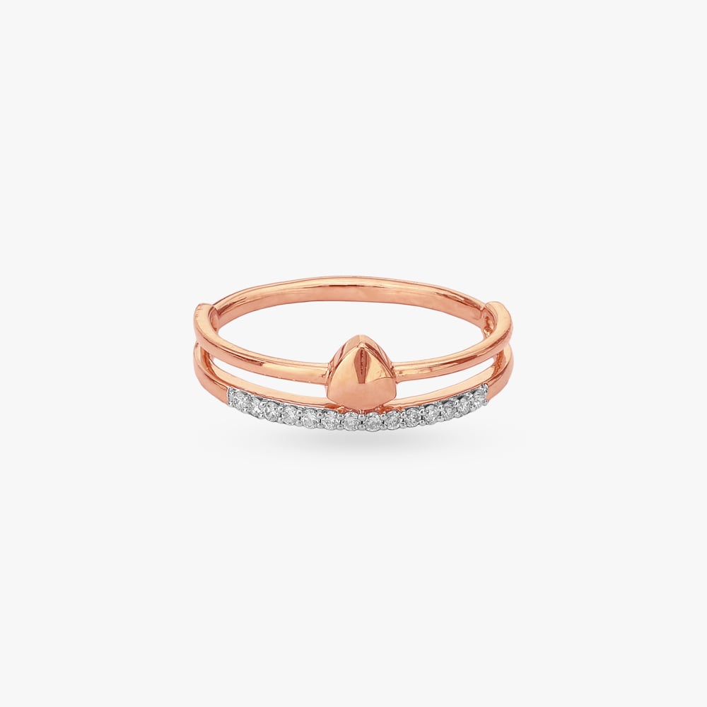 

Blush Beam Diamond Ring