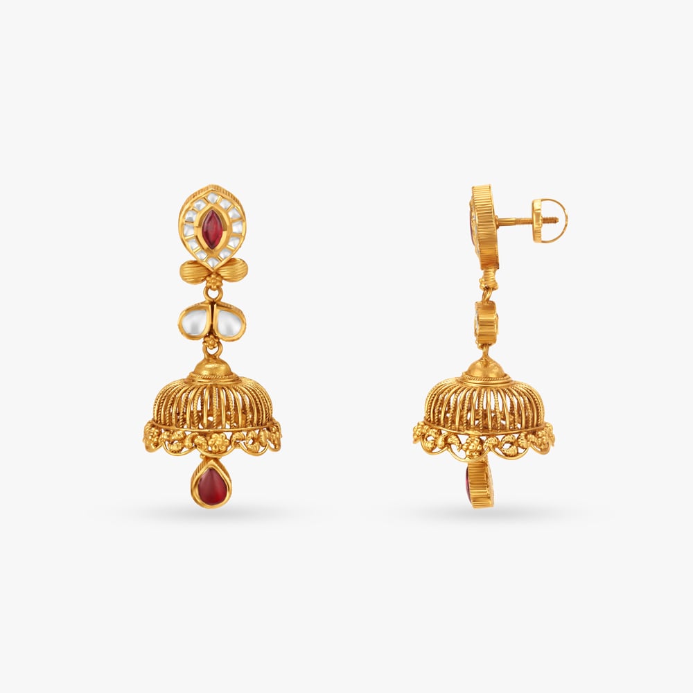 Regal Radiance Kundan Necklace Set,,hi-res image number null