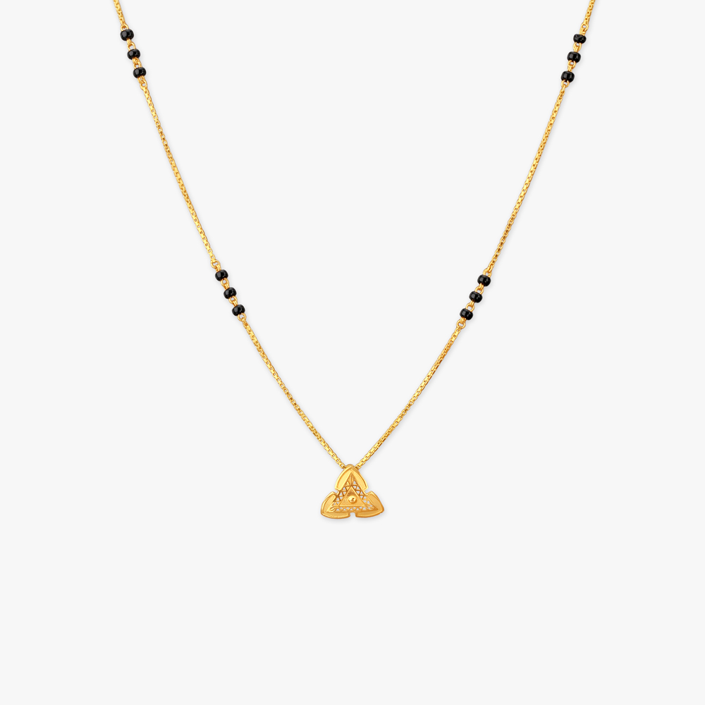Trinity Touch Gold Mangalsutra,,hi-res image number null