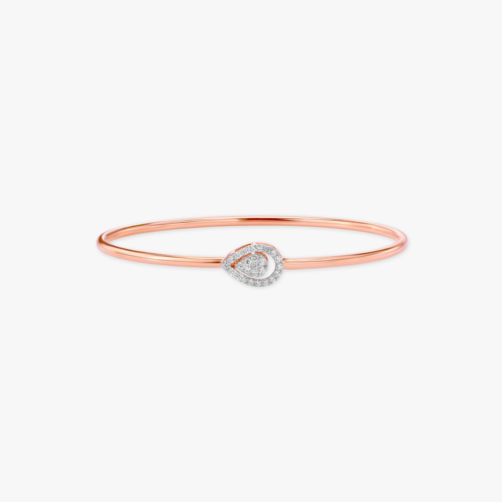 Teardrop Orbit Diamond Bangle,,hi-res image number null
