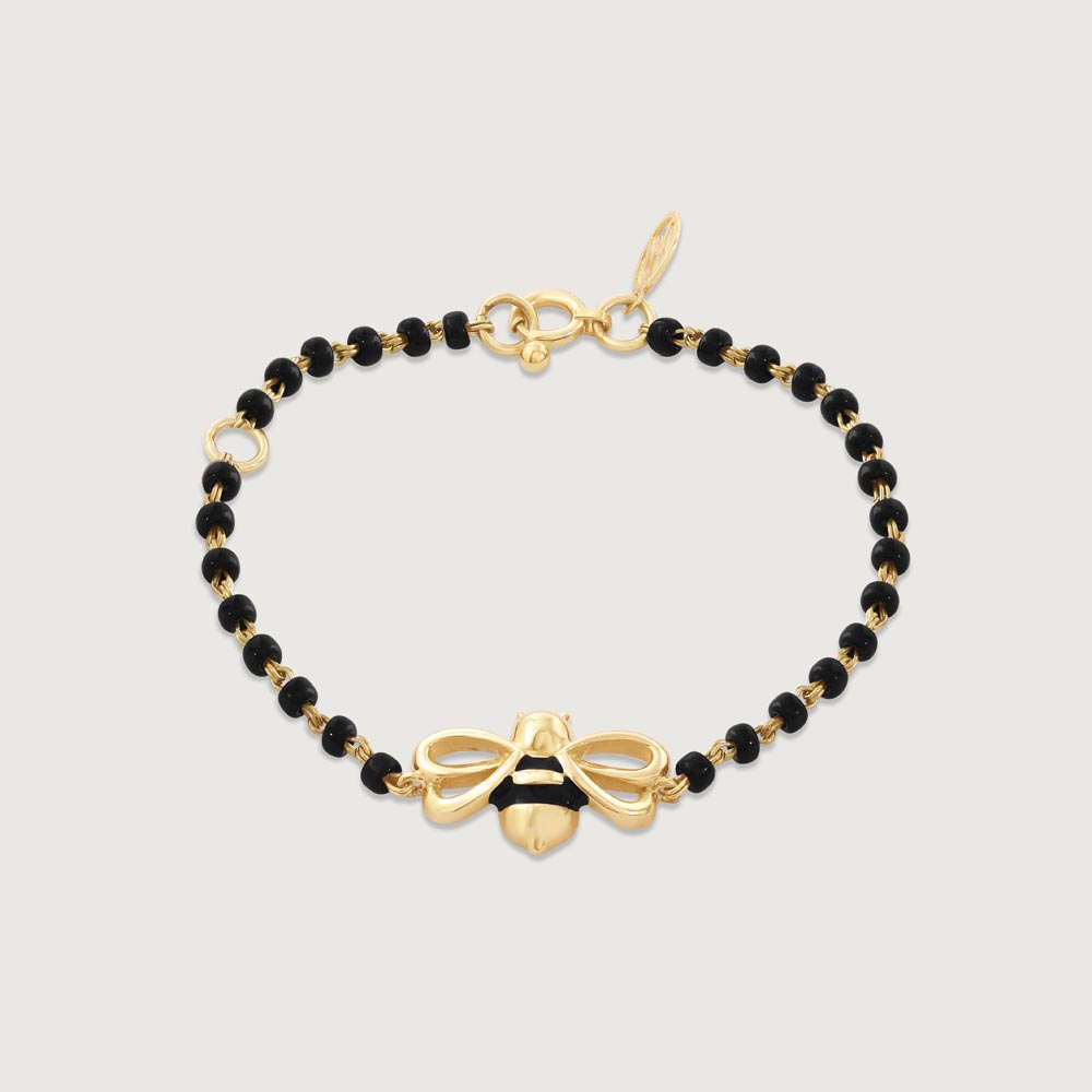 Bee Happy Gold Bracelet,,hi-res image number null