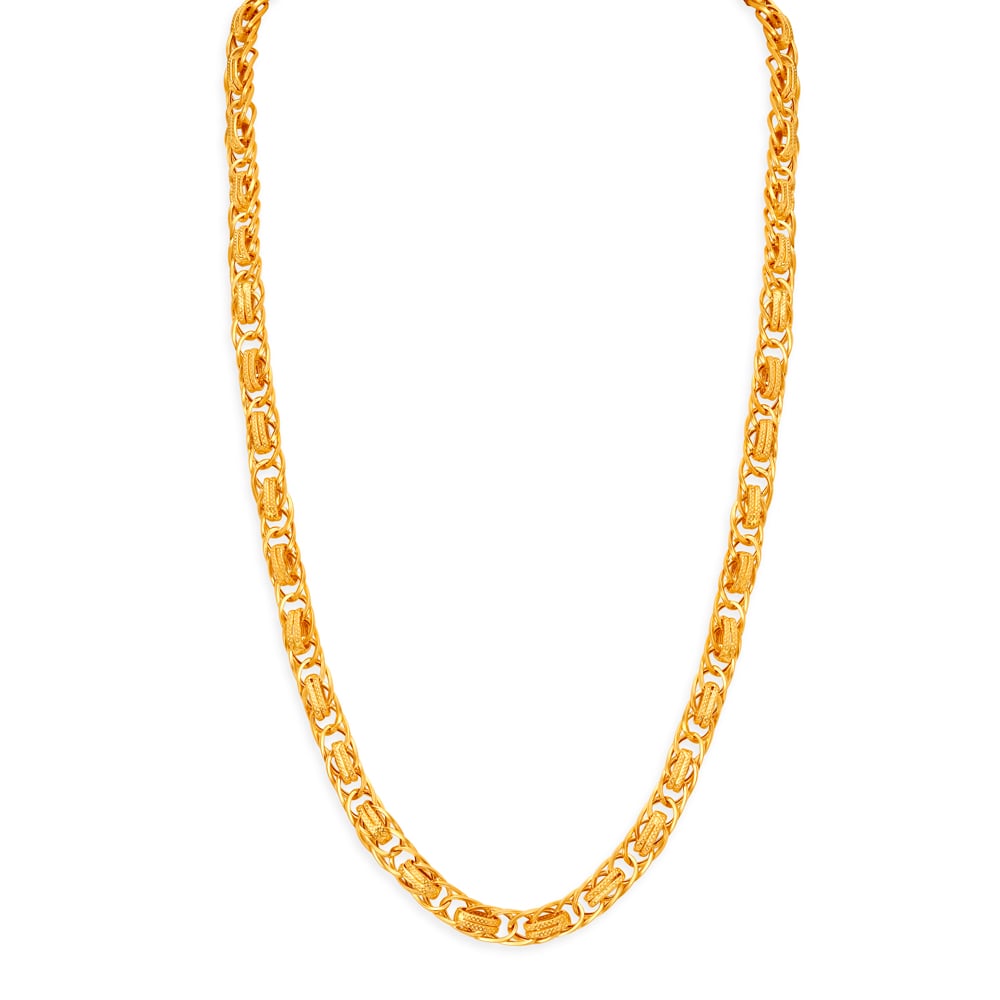 Unique Design Handmade Gold Chain For Men,,hi-res image number null