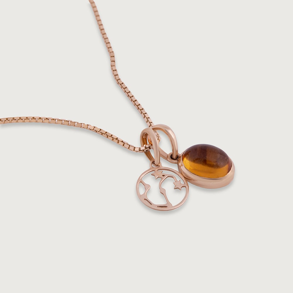 Delicate Celestial Rose Gold Pendant,,hi-res image number null