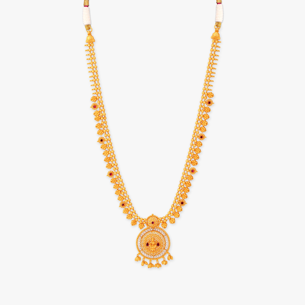 Regal Shrine Gold Necklace Set,,hi-res image number null