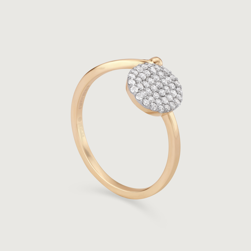 Glowing Halo 14KT Gold & Diamond Ring,,hi-res image number null