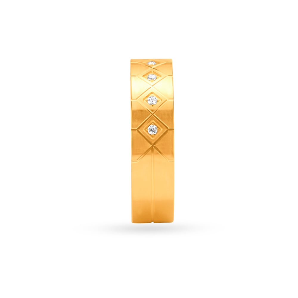 Textured Gold Finger Band,,hi-res image number null