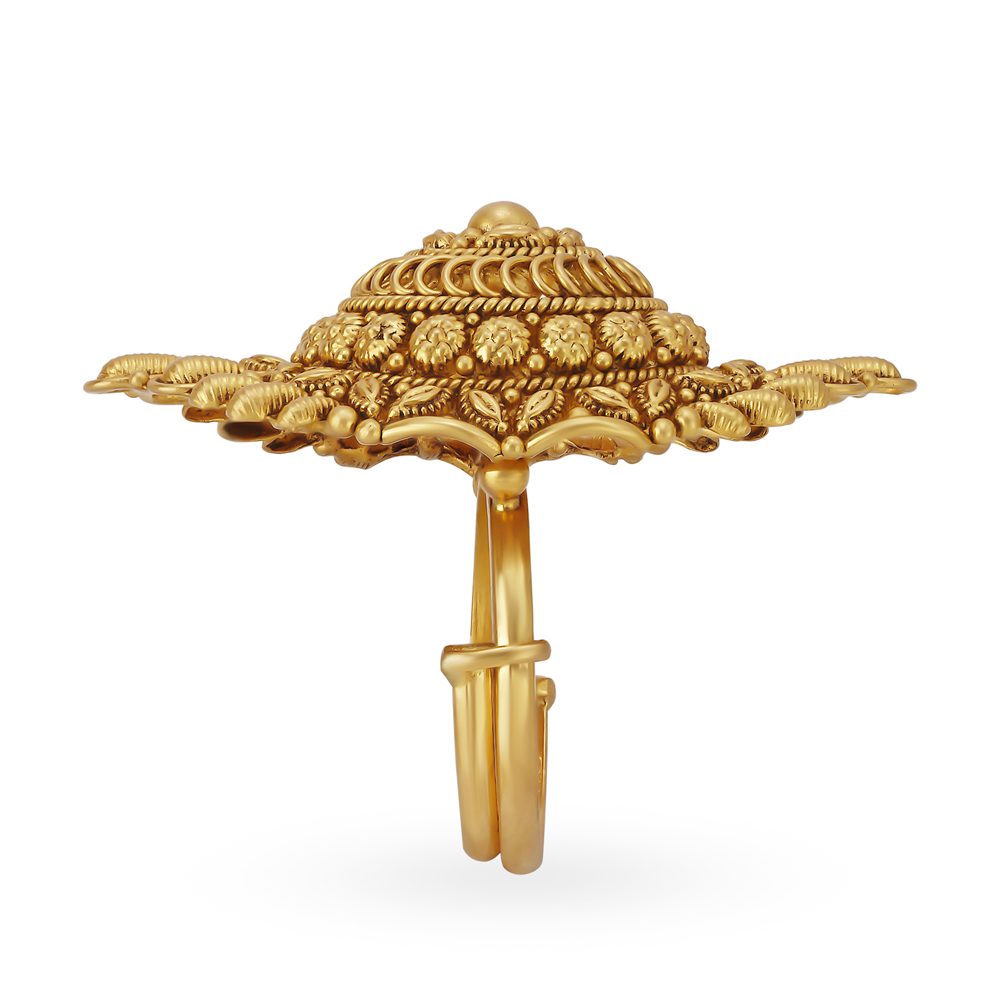 Marvellous 22 Karat Gold Traditional Ring,,hi-res image number null