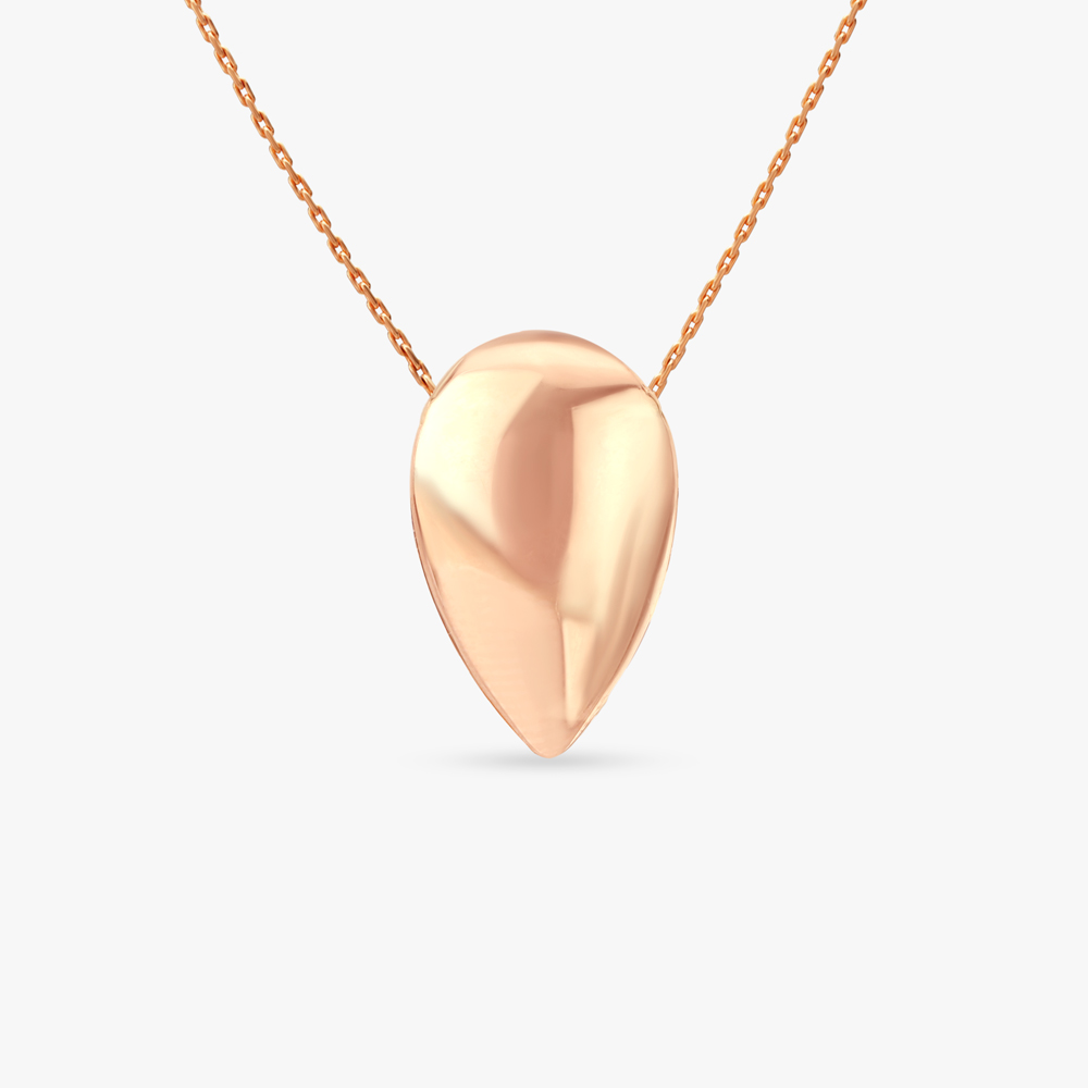 Fluid Shell Gold Pendant,,hi-res image number null
