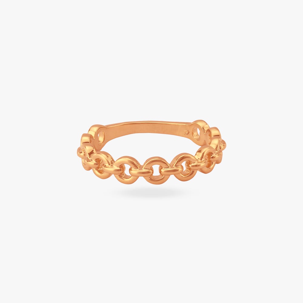 Infinity Loop Gold Ring,,hi-res image number null