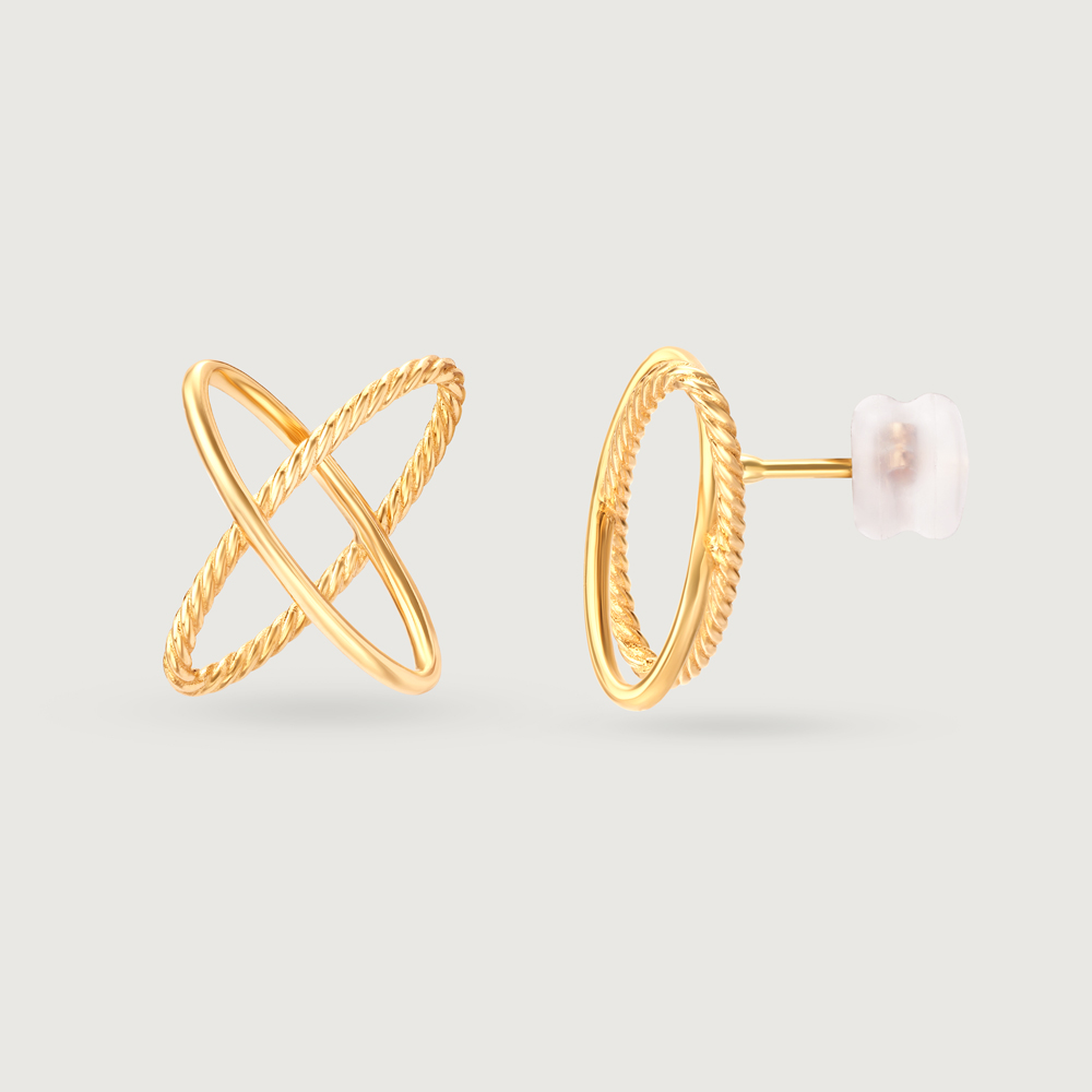 A Graceful Ode To The Cosmos 18KT Stud Earrings,,hi-res image number null