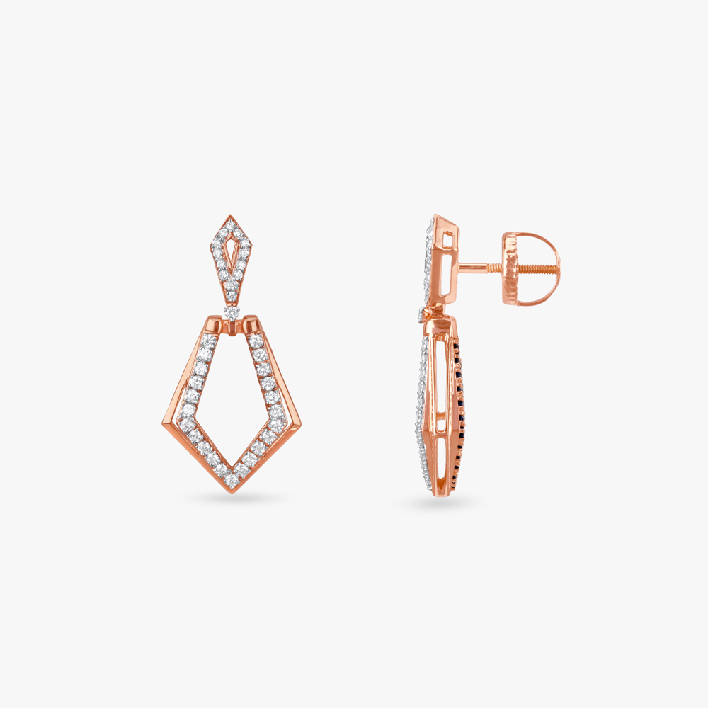 

Versatile Hexa Diamond Drop Earrings