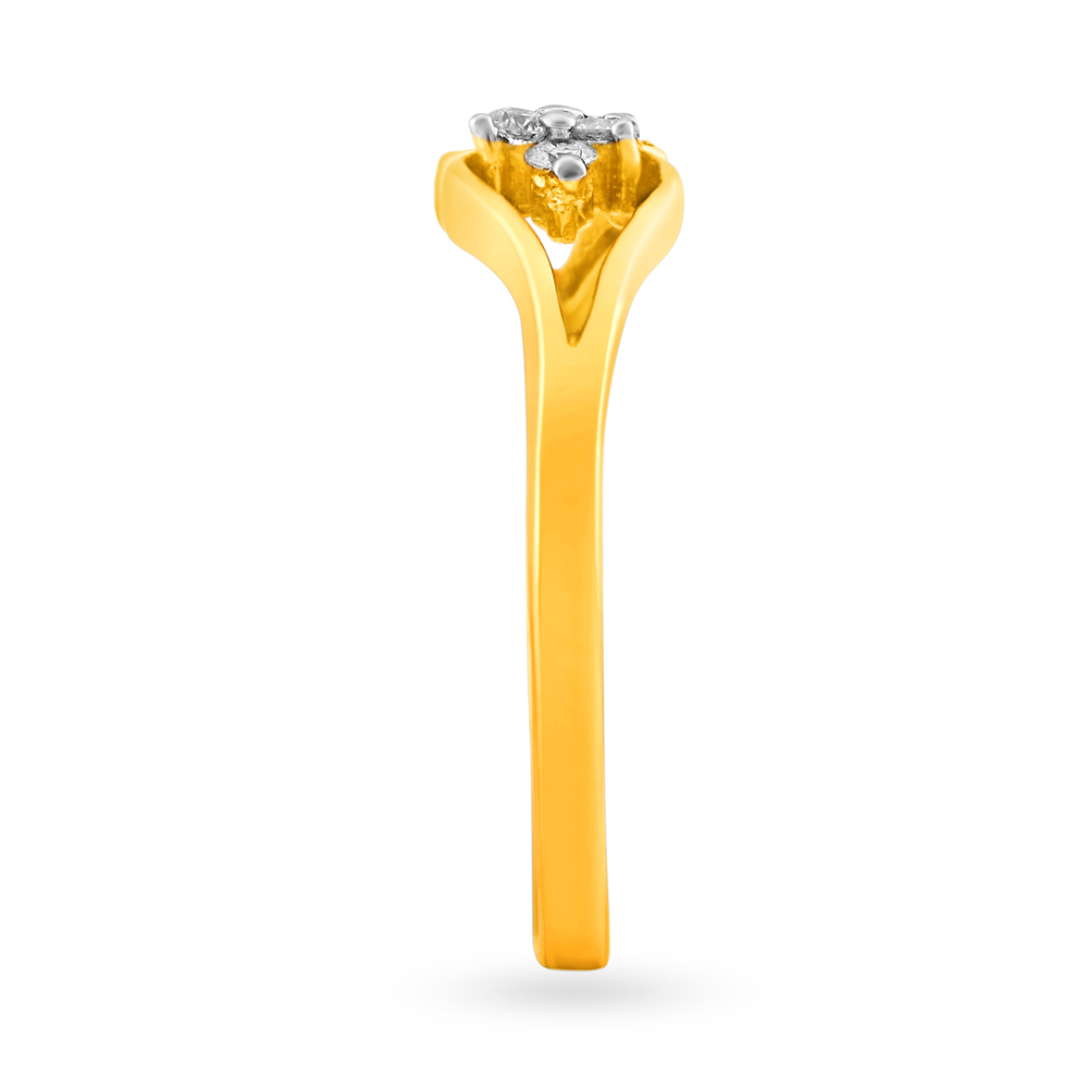Contemporary Diamond Finger Ring,,hi-res image number null