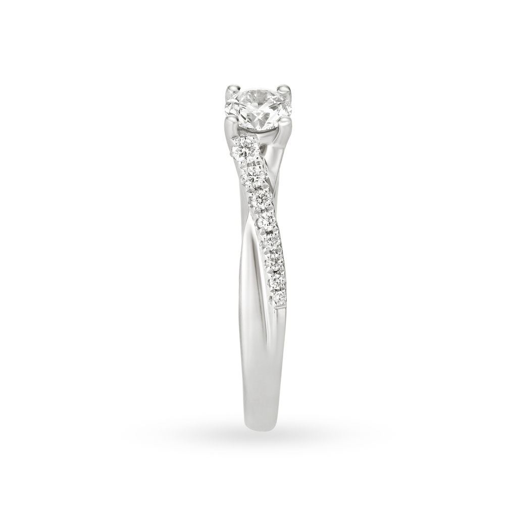 Majestic Solitaire Platinum Diamond Ring,,hi-res image number null