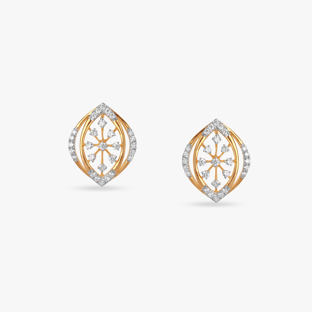 Timeless Charm Diamond Stud Earrings,,hi-res image number null