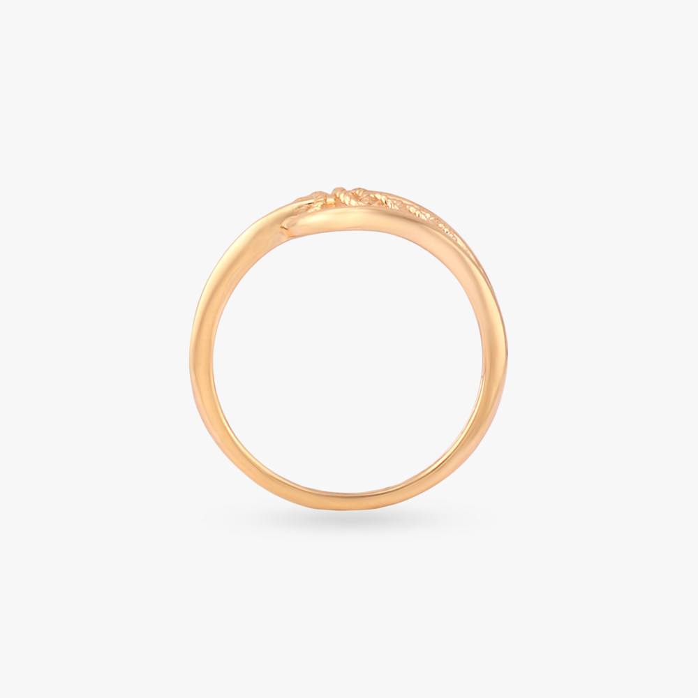 Petal Arc Gold Ring,,hi-res image number null