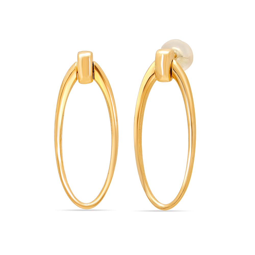 14KT Yellow Gold Bold And Beautiful Drop Earrings,,hi-res image number null