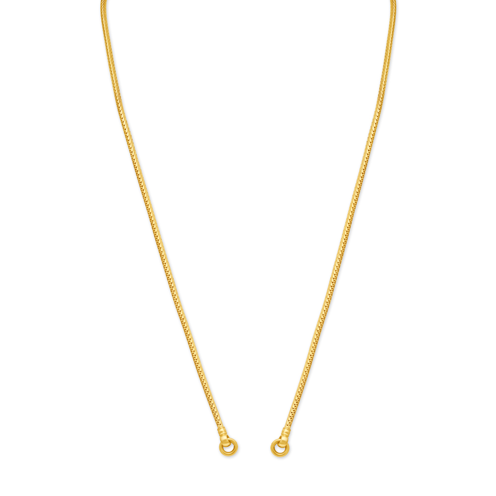 Sheer Yellow Gold Oblique Chain,,hi-res image number null