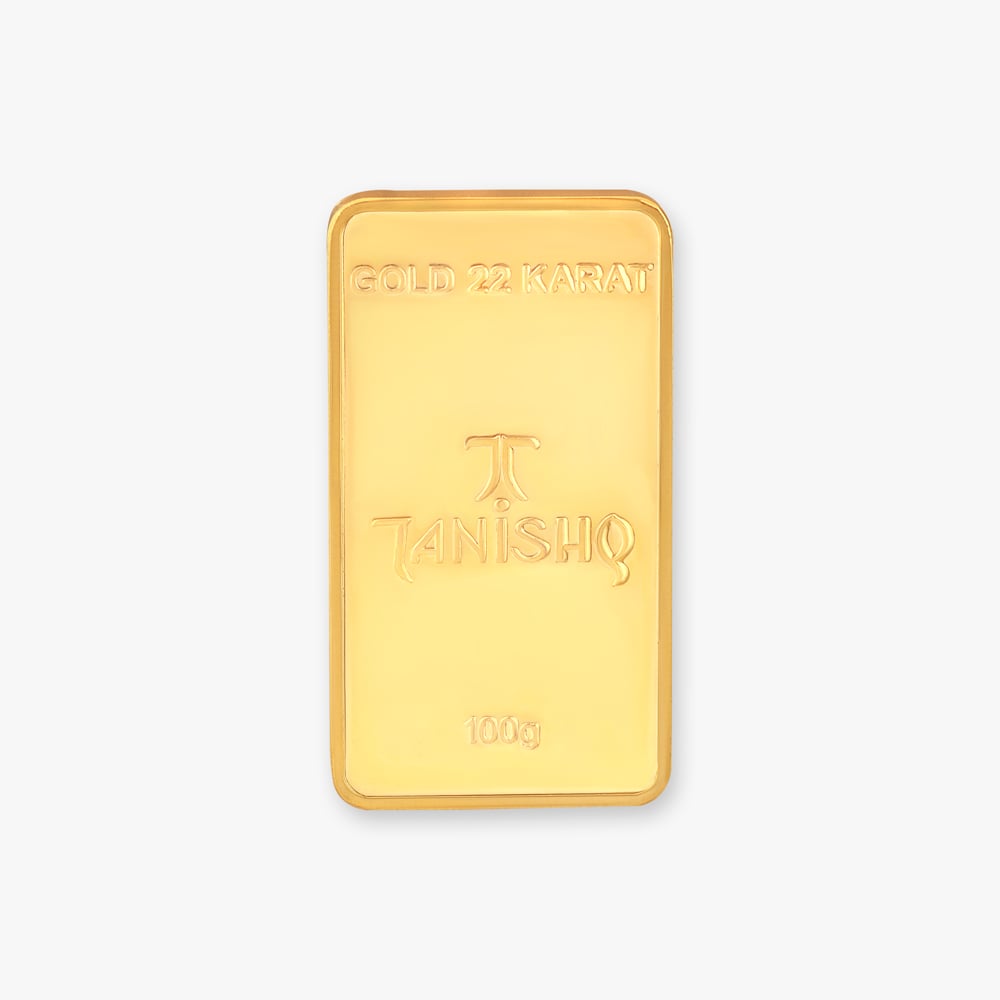 

100 gram 22 Karat Gold Biscuit