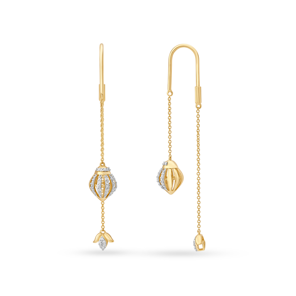 Surreal Diamond Hoop Earrings,,hi-res image number null