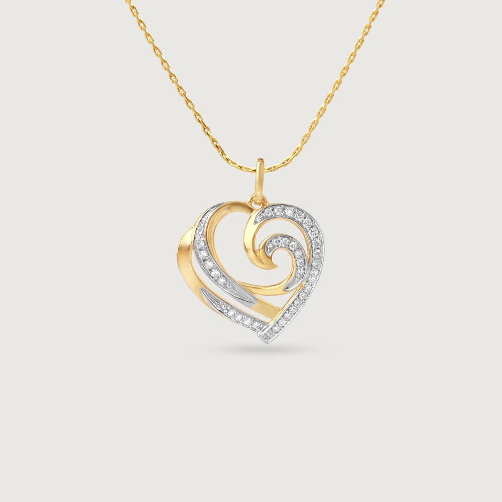 Enchanted Swirl Diamond Pendant,,hi-res image number null