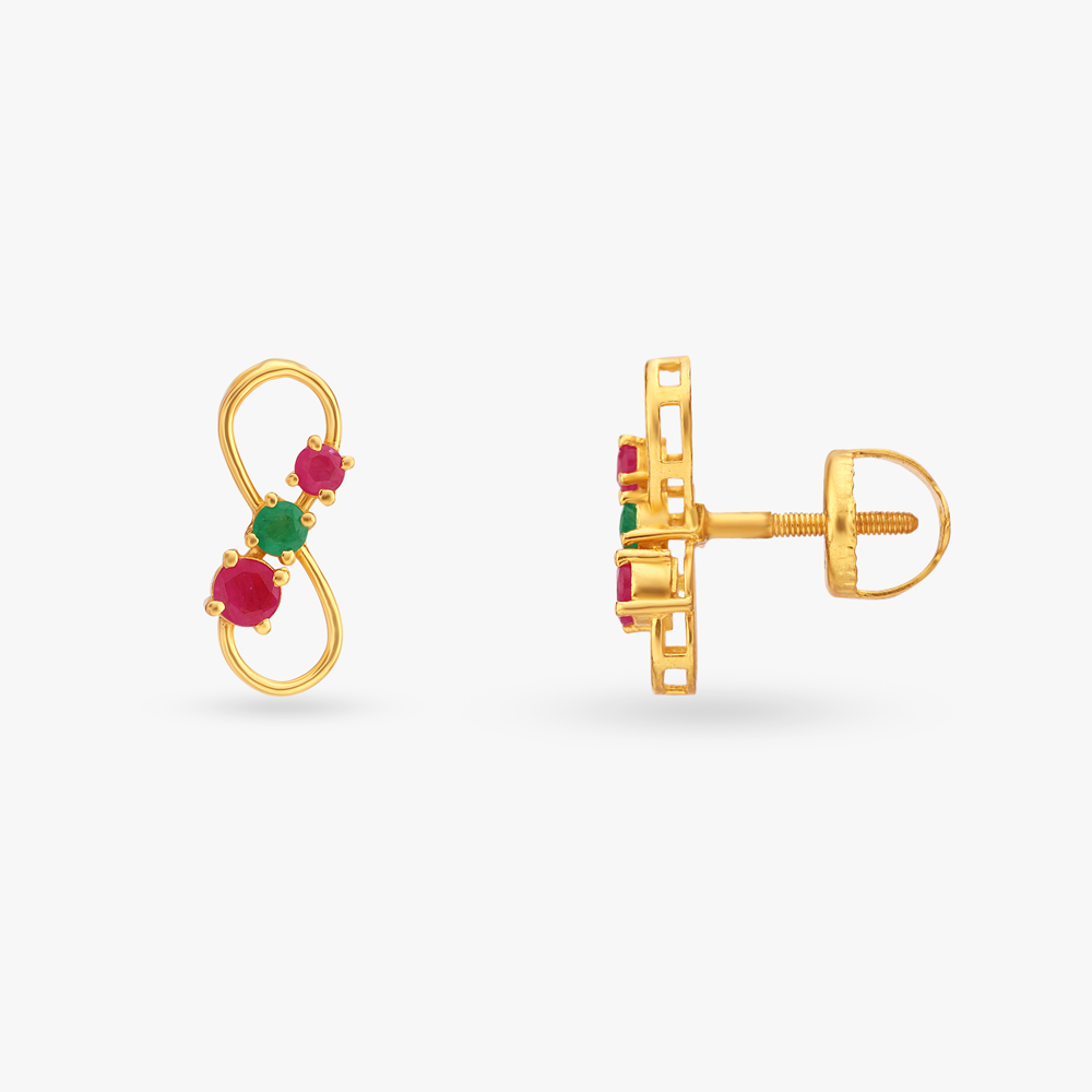 Infinity Gold Necklace Set,,hi-res image number null