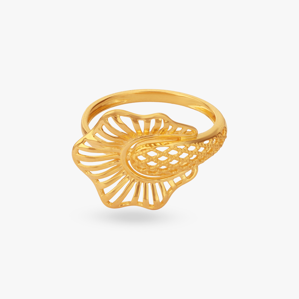Regal Flare Gold Ring,,hi-res image number null