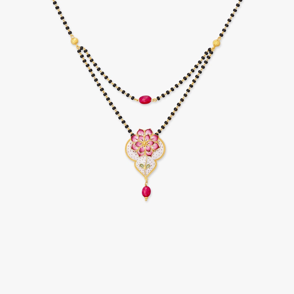 

Blush Bloom Gold Mangalsutra