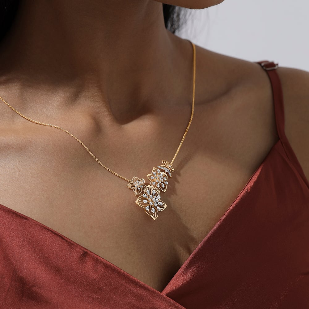 Flourishing Harmony Diamond Necklace,,hi-res image number null