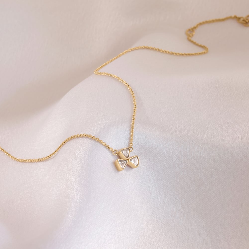 Delicate Blossom Polki Necklace,,hi-res image number null