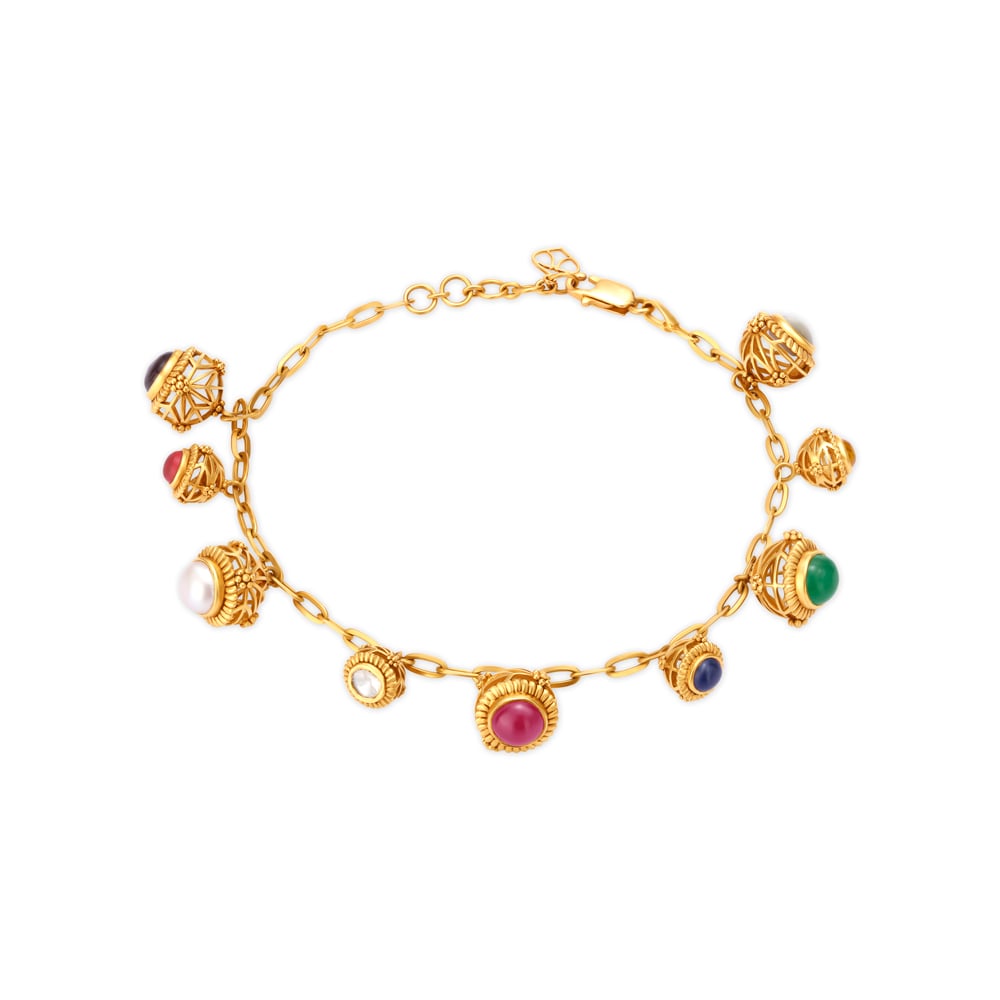 Navaratna Navaratna Bracelet Tanishq Online Store