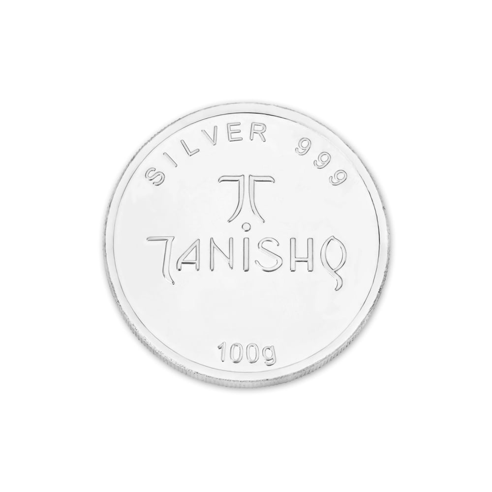 Sitting Laxmi 100 Gram 999 Purity Silver Coin,,hi-res image number null