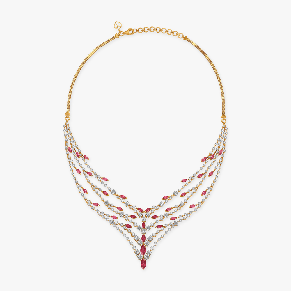 Mystic Beauty Diamond and Tourmaline Necklace Set,,hi-res image number null