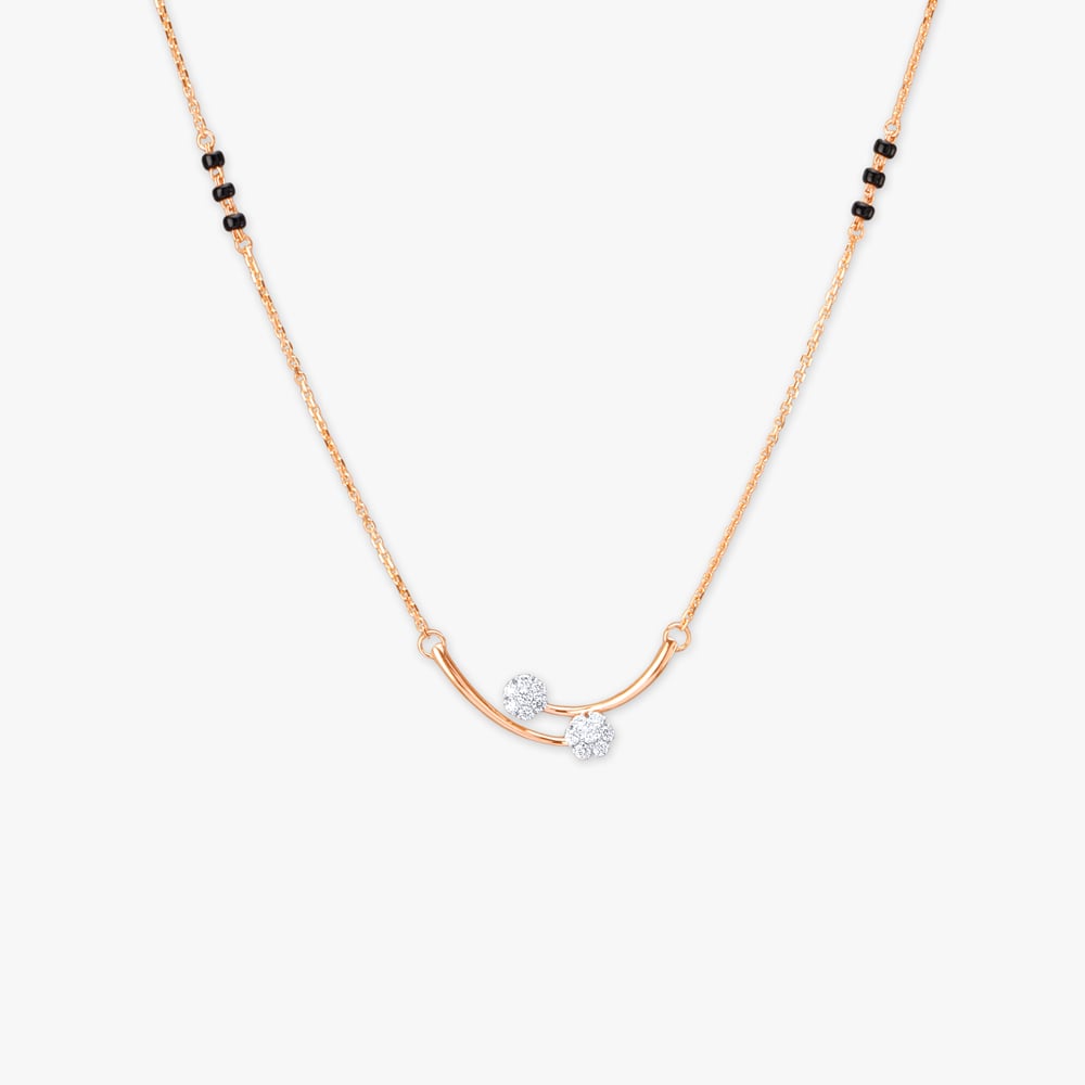Elegant Duo Diamond Mangalsutra,,hi-res image number null