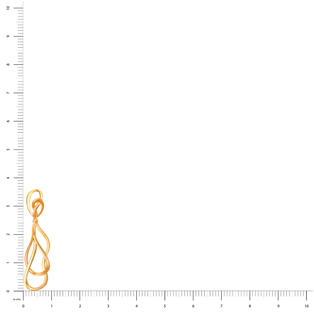 18KT Yellow Gold Music-inspired Drop Earrings,,hi-res image number null