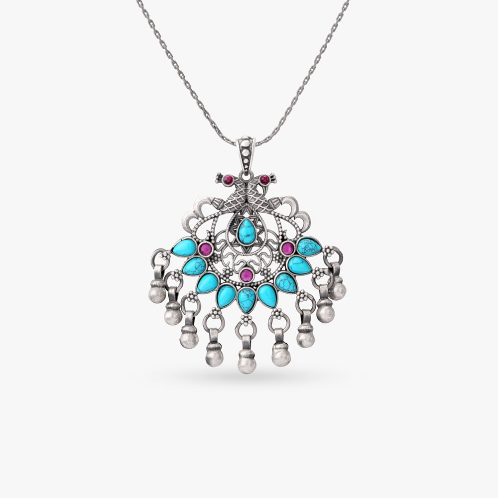 

Bloom Dance Silver Pendant