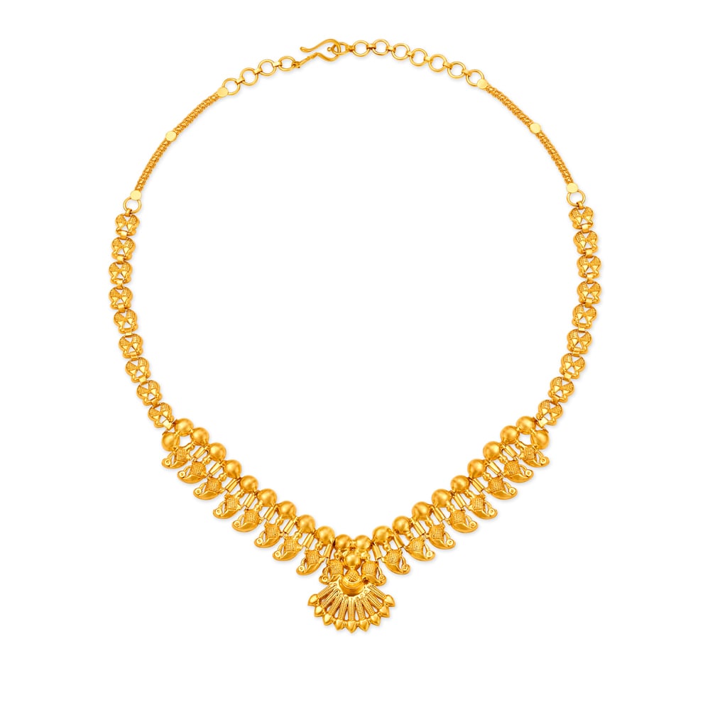 Opulent Peacock Necklace Set,,hi-res image number null