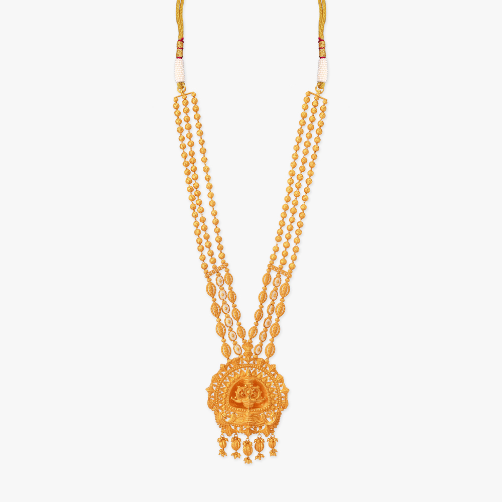 Flame Legacy Gold Necklace set,,hi-res image number null